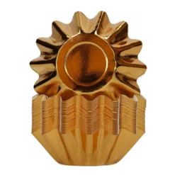 Cápsulas Cupcakes Bloom Oro Metálico 48 ud - Funcakes
