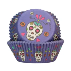 Cápsulas Cupcakes Calavera Mejicana 48 ud - Funcakes