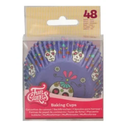 Cápsulas Cupcakes Calavera Mejicana 48 ud - Funcakes