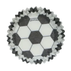 100 Cápsulas Mini Cupcakes Fútbol - Funcakes
