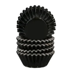 Cápsulas Mini Cupcakes Negro Metálico 160 ud - Wilton