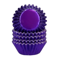 Cápsulas Mini Cupcakes Púrpura Metálico 160 ud - Wilton