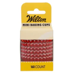 Cápsulas Mini Cupcakes Rojo Metálico 160 ud - Wilton