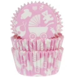 Cápsulas para cupcakes Bebé Rosa