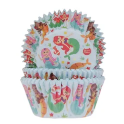 Cápsulas para Cupcakes Sirena 50 unidades