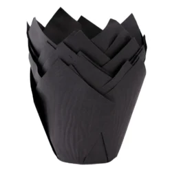 Cápsulas para Muffins Negras 24 uds - Pastkolor