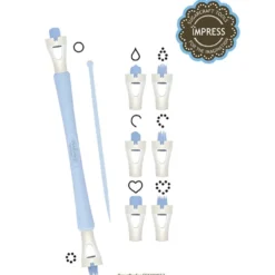 Creador de Patrones para fondant Nº 2 (10 pcs)