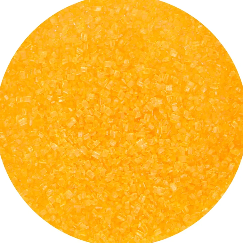 Cristales de azúcar Naranjas