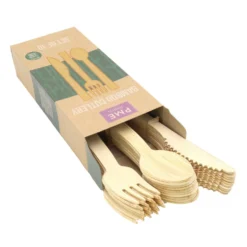 Cubiertos de Madera 16,5 cm 30 ud