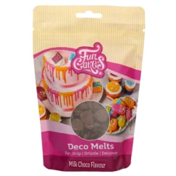 Deco Melts Sabor Chocolate Con Leche 250 gr - Funcakes