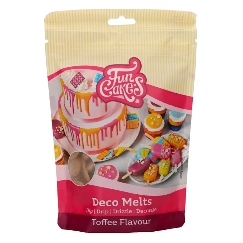 Deco Melts sabor Toffee 250 gr - Funcakes