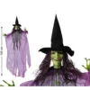 Decoración Colgante Bruja Lila 125 cm