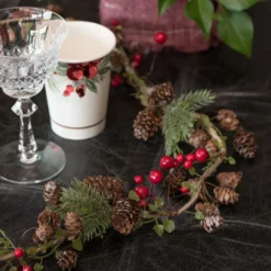 Decoración de Mesa Navideña 120 cm