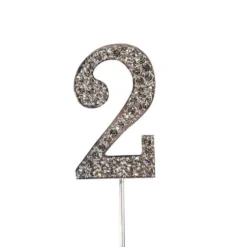 Decoración para Tarta Número 2 Diamante