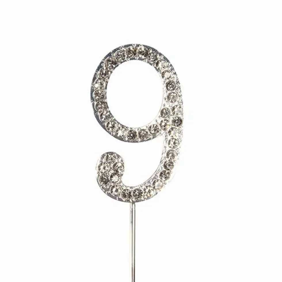 Decoración para Tarta Número 9 Diamante