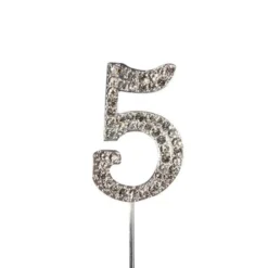 Decoración para Tarta Número 5 Diamante