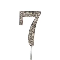 Decoración para Tartas Número 7 Diamante