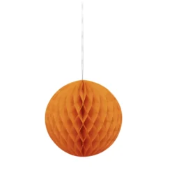 Decoración Colgante Nido de Abeja Naranja