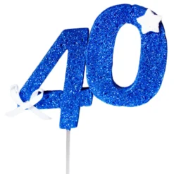 Decoración 40 Cumpleaños Azul