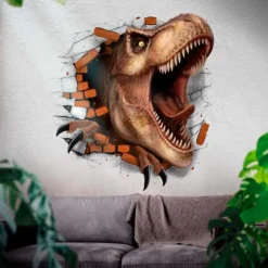 Decoración de Pared Dinosaurio 70 x 80 cm