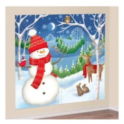Decoración de Pared Hombre de Nieve