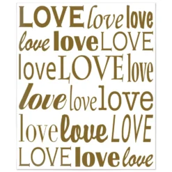 Decoración de pared Love