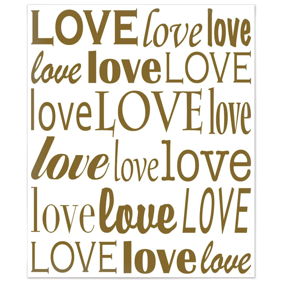 Decoración de pared Love