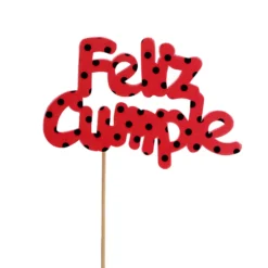 Decoración para Tarta Feliz Cumple Ladybug