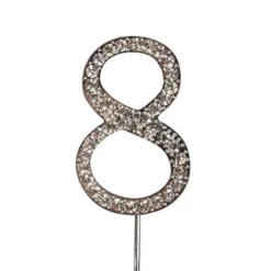 Decoración para Tarta Número 8 Diamante