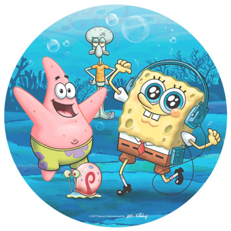 Disco de oblea Bob Esponja y Amigos