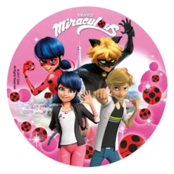 Disco de Oblea Ladybug Modelo D 20 cm