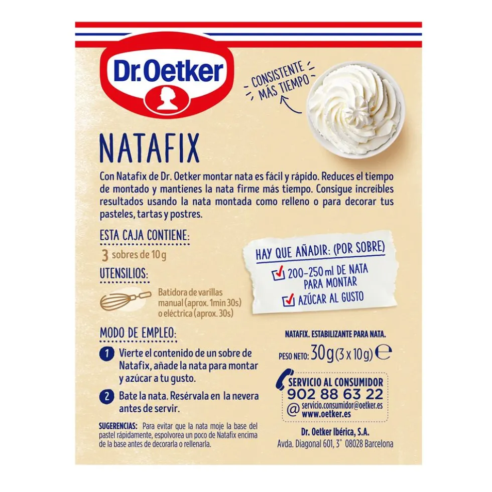 Estabilizante de Nata Natafix 30 gr
