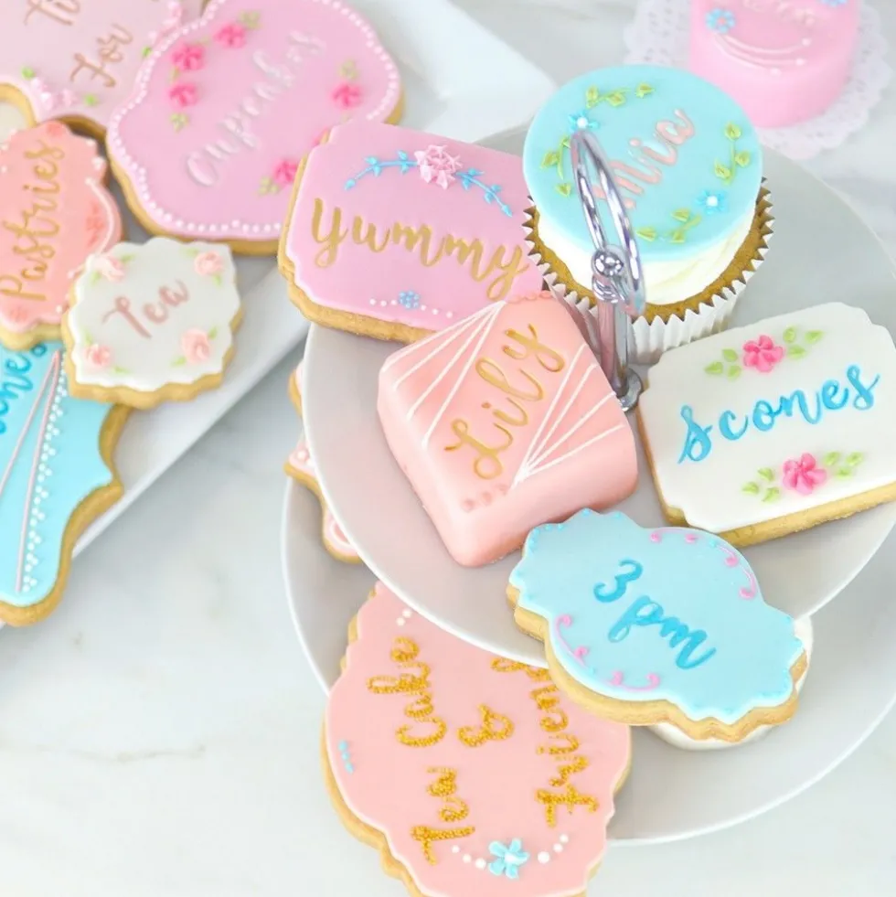 Estampador para Cupcakes y Galletas 66 piezas