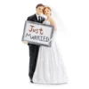 Figura para Tarta Just Married 14 cm - Partydeco