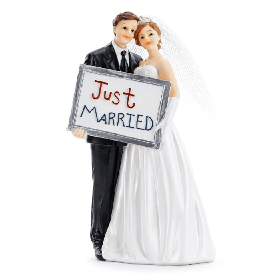 Figura para Tarta Just Married 14 cm - Partydeco