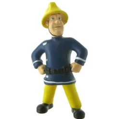 Figura para Tarta Sam el Bombero con Casco 8,5 cm
