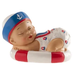 Figura para Tartas Bautizo Niño Marinero