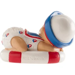 Figura para Tartas Bautizo Niño Marinero