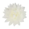 Flor de Papel Comestible Peonía Blanca Grande - Funcakes