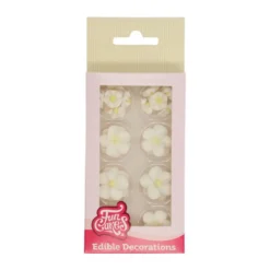Flores de Azúcar Blosson Mix Blanco y Amarillo 32 ud