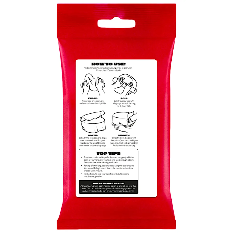 Fondant Blanco Sin E-171 - 1 Kg - Renshaw