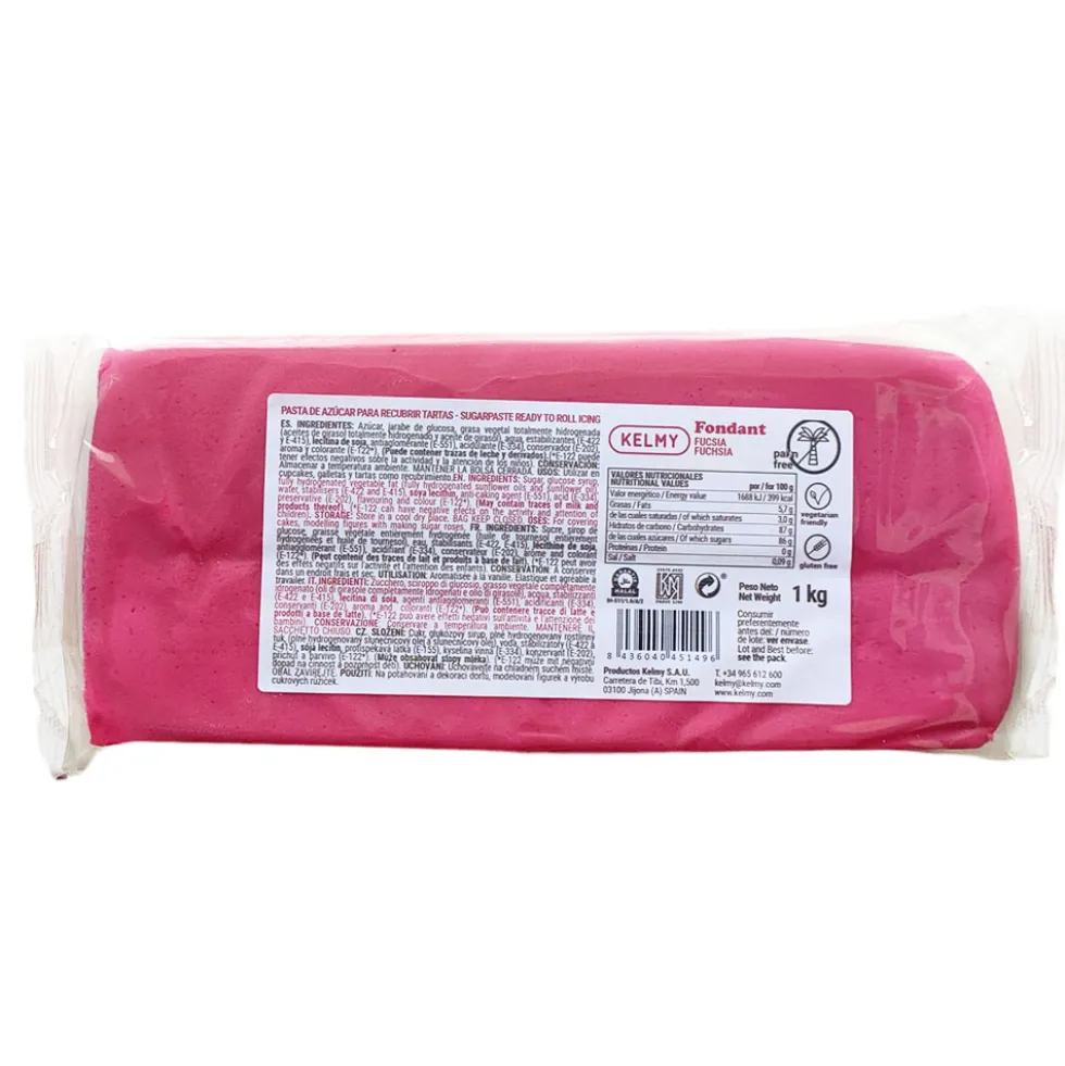 Fondant Fucsia 1 Kg - Kelmy