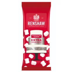 Fondant Sabor Marshmallow Extra Blanco 1 Kg - Renshaw