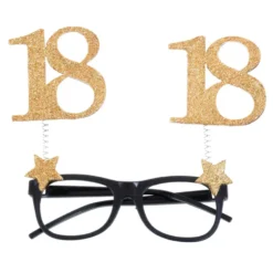 Gafas 18 Cumpleaños Dorado