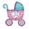 Globo Cochecito Bebe Niña