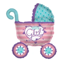 Globo Cochecito Bebe Niña