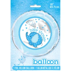 Globo de foil Elefante Azul 45 cm