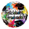 Globo de Foil Felicidades Graduado Estrellas