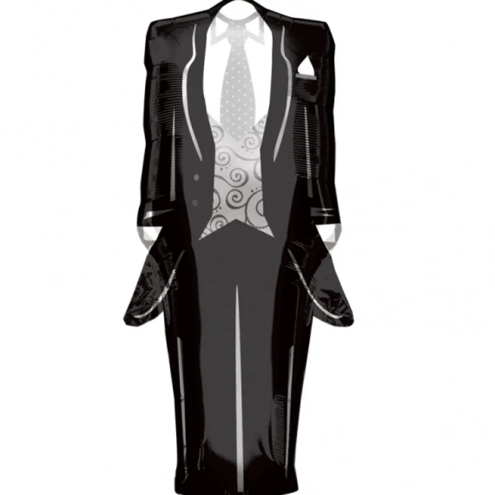 Globo de foil Traje Novio 91cm