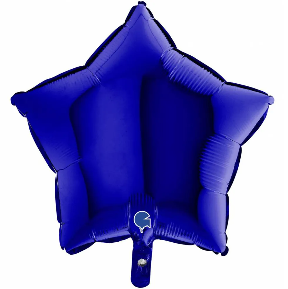 Globo Estrella Azul Capri 45 cm
